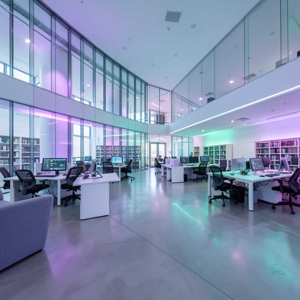 Research laboratory interior